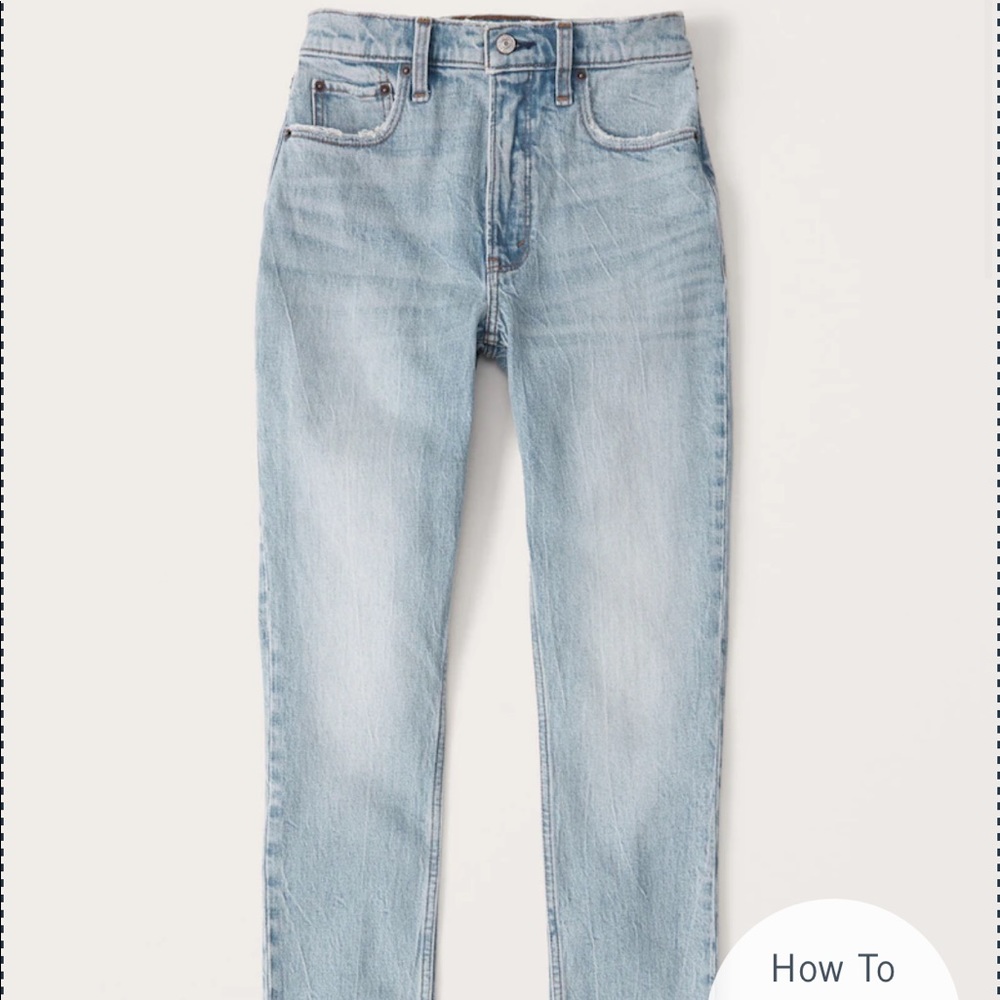 Abercrombie high rise skinny jeans